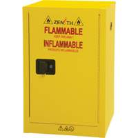 Flammable Aerosol Storage Cabinet, 12 gal., 1 Door, 23" W x 35" H x 18" D SGX675 | NTL Industrial