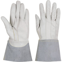 852 Ranpro&reg; FR White Stags TIG Gloves, Full Grain Calfskin, Size Small NTL Industrial
