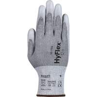 HyFlex&reg; 11-755 Cut Resistant Gloves, Size 6, 18 Gauge, Polyurethane Coated, Polyester/HPPE/Tungsten/Spandex Shell, ASTM ANSI Level A5/EN 388 Level E NTL Industrial