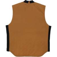 WV04 Moto Vest, Men's, Small, Brown NTL Industrial