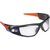 SPG500 Rechargeable Inspection Beam Safety Glasses, Clear Lens, ANSI Z87+ NTL Industrial
