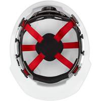 Front Brim Hardhat, Meets CSA Type 1, Ratchet Suspension, Vented NTL Industrial
