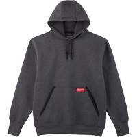 Heavy-Duty Pullover Hoodie, Men's, Small, Grey NTL Industrial