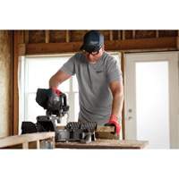 Hybrid Work Tee Shirt, Men's, Small, Grey NTL Industrial