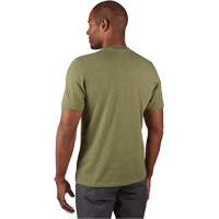 Hybrid Work Tee Shirt, Men's, Small, Green NTL Industrial