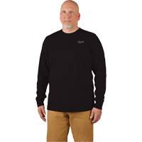 Hybrid Work Tee Shirt, Men's, Small, Black NTL Industrial