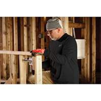 Hybrid Work Tee Shirt, Men's, Small, Black NTL Industrial