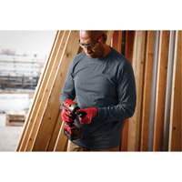 Hybrid Work Tee Shirt, Men's, Small, Blue NTL Industrial