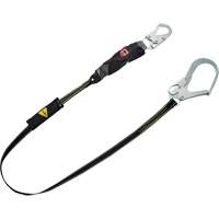 V-Series Welding Shock Absorbing Lanyard, 6', Snap Hook Center, Snap Hook Leg Ends, Kevlar&reg;/Nomex&reg; NTL Industrial