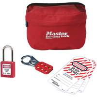 Trousse de cadenassage personnalis&eacute;e avec cadenas en thermoplastique Zenex, 6 composants compris NTL Industrial
