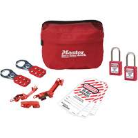 Trousse de cadenassage avec serrures en thermoplastique Zenex, Ensemble &eacute;lectrique, 11 composants compris NTL Industrial