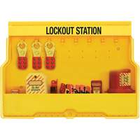 Premier Electrical Lockout Station, None Padlocks, 16 Padlock Capacity, Padlocks Not Included NTL Industrial