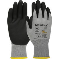 Gants compatibles avec les &eacute;crans tactiles ultral&eacute;gers ATG MaxiFlex Elite, Grand, R&ecirc;vetement Nitrile, Calibre 18, Enveloppe en Nylon NTL Industrial
