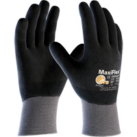ATG MaxiFlex&reg; Ultimate Touchscreen Compatible Gloves, Large, Nitrile Coating, 15 Gauge, Nylon/Elastane Shell NTL Industrial