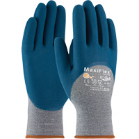 ATG MaxiFlex&reg; Comfort Seamless Knit Gloves, Large, Nitrile Coating, 15 Gauge, Nylon Shell NTL Industrial