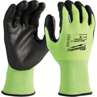 Gants haute visibilit&eacute; r&eacute;sistant aux coupures, Taille Petit, Calibre 15, Rev&ecirc;tement Nitrile/Polyur&eacute;thane, Enveloppe en Poly&eacute;thyl&egrave;ne, ANSI/ISEA 105 niveau 3 NTL Industrial