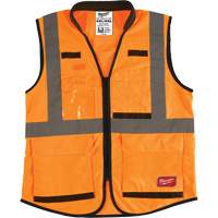 Performance Safety Vest, High Visibility Orange, 4X-Large/5X-Large NTL Industrial