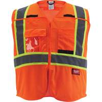 Flagman Safety Vest, High Visibility Orange, Medium/Small NTL Industrial