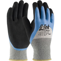 Gants isol&eacute;s r&eacute;sistants aux coupures G-Tek PolyKor, Taille Petit, Calibre 13, Rev&ecirc;tement Latex de caoutchouc, Enveloppe en Fil technique, ANSI/ISEA 105 niveau 3 NTL Industrial