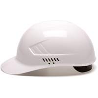 Casquette antichocs Ridgeline, Suspension &agrave; douille, Blanc NTL Industrial