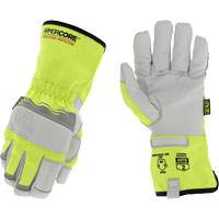 Hi-Viz Needlestick Protection Gloves, Size Small, Polyurethane Coated, DuraHide Shell, ASTM ANSI Level A5 NTL Industrial