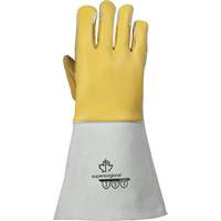 Gants de soudage TIG, Cuir fleur de d'&eacute;lan, Taille Petit NTL Industrial