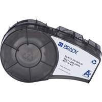 Self-Laminating Wrap Around Labels with Ribbon, Black NTL Industrial