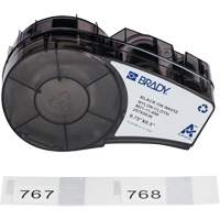 Aggressive Adhesive Multi-Purpose Labels with Ribbon, Black NTL Industrial
