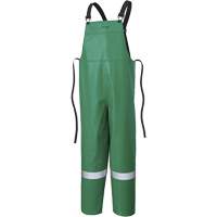 CA-43<sup>®</sup> FR Chemical- & Acid-Resistant Safety Bib Pants, Small, Green SHB227 | NTL Industrial