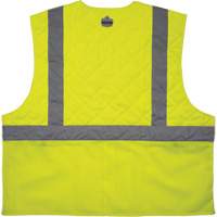 Chill-Its 6668 Safety Cooling Vest, Small, High Visibility Lime-Yellow NTL Industrial