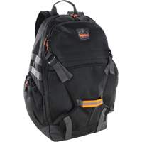 Arsenal 5188 Work Gear Jobsite Backpack with Hardhat Storage, 15" L x 7" W, Black, Nylon/Polyester NTL Industrial