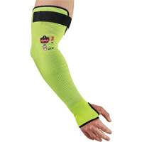 ProFlex 7941-PR Cut-Resistant Protective Arm Sleeve, TenaLux, 18", ASTM ANSI Level A4/EN 388 Level D, High Visibility Lime NTL Industrial