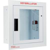 Fully Recessed Large Cabinet with Alarm, Zoll AED Plus<sup>®</sup>/Zoll AED 3™/Cardio-Science/Physio-Control For, Non-Medical SHC006 | NTL Industrial