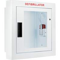 Semi-Recessed Large Cabinet with Alarm, Zoll AED Plus<sup>®</sup>/Zoll AED 3™/Cardio-Science/Physio-Control For, Non-Medical SHC007 | NTL Industrial