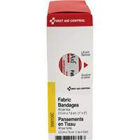 SmartCompliance<sup>®</sup> Refill Adhesive Bandages, Rectangular/Square, 3", Fabric, Non-Sterile SHC039 | NTL Industrial