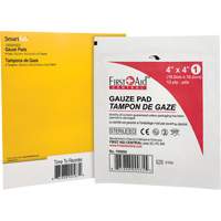 Recharge de gaze SmartCompliance, Tampon, 4" lo x 4" la, St&eacute;rile, Dispositif m&eacute;dical Classe 1 NTL Industrial