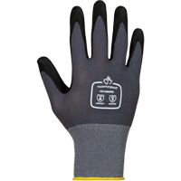 Dexterity&reg; High-Abrasion Gloves, 2X-Small/5, Foam Nitrile Coating, 15 Gauge, Nylon/Cotton Shell NTL Industrial