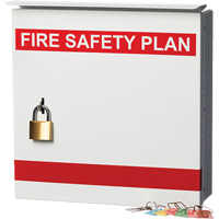Boîte pour plan de sécurité en cas d'incendie SHC408 | NTL Industrial