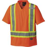 6979 Micro Mesh Traffic T-Shirt, X-Small, High Visibility Orange NTL Industrial
