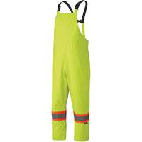 5609 210D Waterproof Rain Suit, Polyester/PVC, X-Small, High Visibility Lime-Yellow NTL Industrial