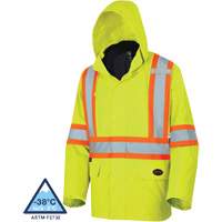 5633 The Rock 3-in-1 Parka, High Visibility Lime-Yellow, X-Small NTL Industrial