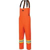 5053 The Rock 300D Insulated Bib Pants, Polyester, Small, High Visibility Orange NTL Industrial