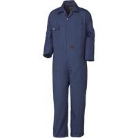 515T Coveralls with Zipper, Men's, Navy Blue, Size 40 NTL Industrial