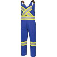 7714 FR-Tech&reg; Flame-Resistant Overalls, Small, Royal Blue NTL Industrial