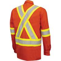 7743 Chemise de s&eacute;curit&eacute; ignifug&eacute;e FR-Tech, Petit, Orange haute visibilit&eacute; NTL Industrial