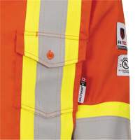 7743 Chemise de s&eacute;curit&eacute; ignifug&eacute;e FR-Tech, Petit, Orange haute visibilit&eacute; NTL Industrial