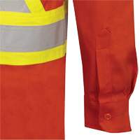 7743 Chemise de s&eacute;curit&eacute; ignifug&eacute;e FR-Tech, Petit, Orange haute visibilit&eacute; NTL Industrial