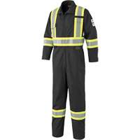 7702BKT FR-Tech&reg; Arc-Rated Coverall, Size 40 (Tall), Black, 10 cal/cm² NTL Industrial
