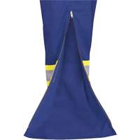7706 FR-Tech&reg; Flame-Resistant Coverall with Leg Zippers, Size 36, Royal Blue, 9.7 cal/cm² NTL Industrial