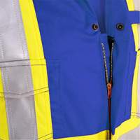 7706T FR-Tech&reg; Flame-Resistant Coverall with Leg Zippers, Size 40 (Tall), Royal Blue, 9.7 cal/cm² NTL Industrial